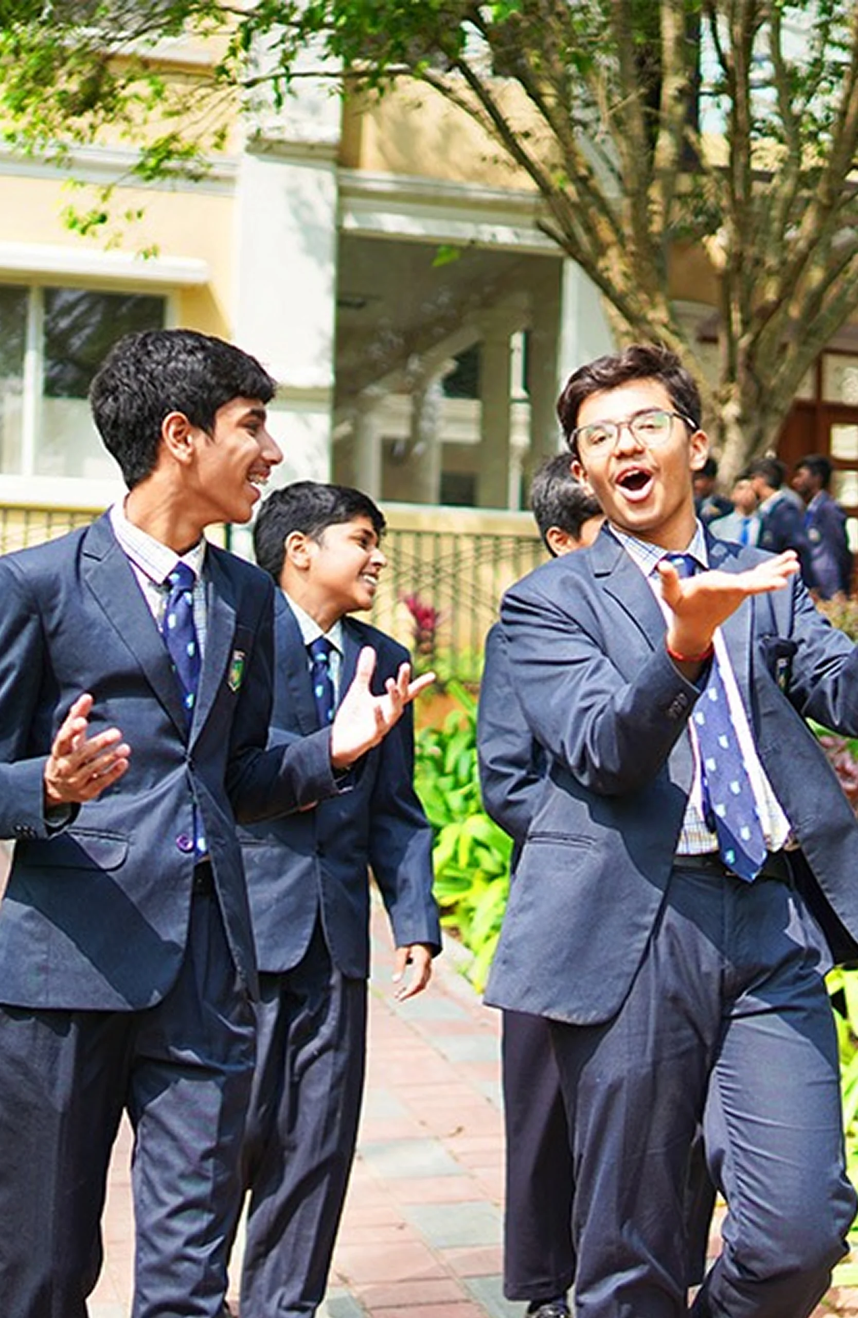 Students at Sarala Birla Academy